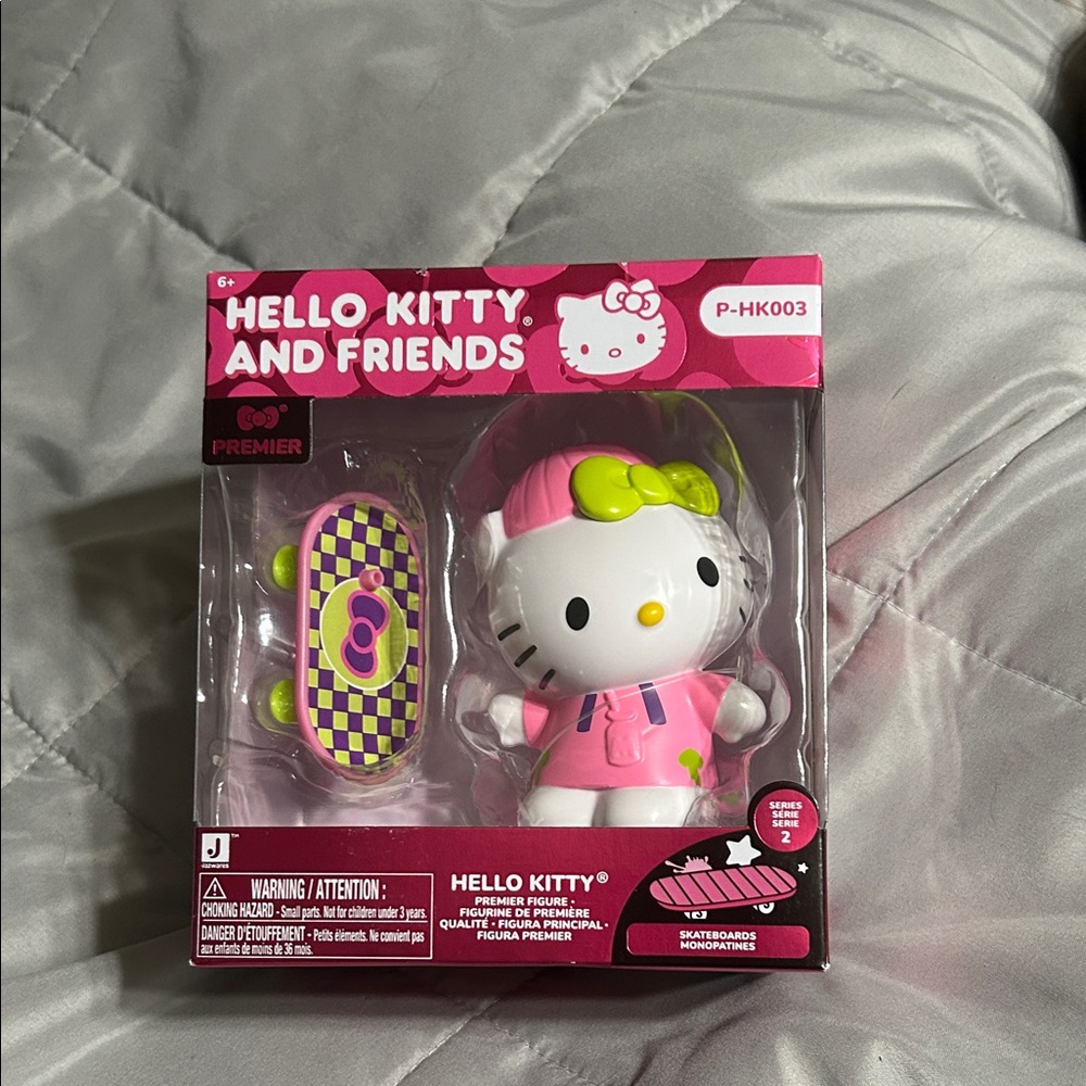 Hello Kitty and Friends with skateboard figurine